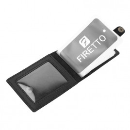 Визитница кожаная с горизонтальными вкладками Firetto "Рики"